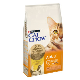 CAT CHOW ADULT Z KURCZAKIEM I INDYKIEM