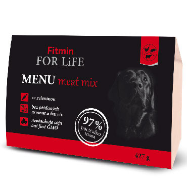 FITMIN DOG FOR LIFE MENU MEAT MIX MOKRA KARMA DLA PSA dostępne do wyczerpania zapasów