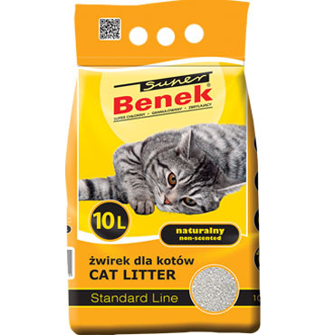 SUPER BENEK NATURALNY - ŻWIREK BENTONITOWY