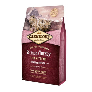 CARNILOVE CAT KITTEN ŁOSOŚ I INDYK KARMA DLA KOCIĄT
