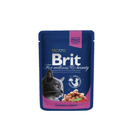 BRIT PREMIUM CAT KARMA DLA KOTA - z łososiem i pstrągiem