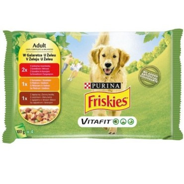 FRISKIES MOKRA KARMA DLA PSA - mix smaków w galaretce