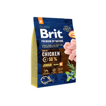 BRIT PREMIUM BY NATURE JUNIOR MEDIUM KARMA DLA SZCZENIAKA