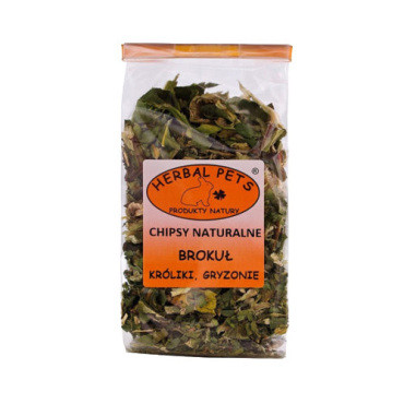 HERBAL PETS CHIPSY Z BROKUŁA DLA GRYZONI I KRÓLIKA dostępne do wyczerpania zapasów