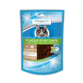 BOGADENT PLAQUE-STOP CHIPS CHICKEN przysmak dentystyczny dla kota dostępne do wyczerpania zapasów