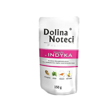 DOLINA NOTECI PREMIUM BOGATA W INDYKA saszetka dla psa