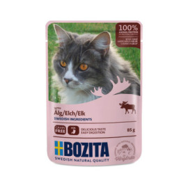 BOZITA KARMA DLA KOTA saszetki z łosiem w galaretce