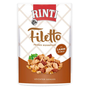 RINTI FILETTO KARMA DLA PSA - kurczak i jagnięcina w galaretce