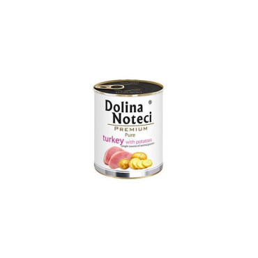 DOLINA NOTECI PREMIUM PURE BOGATA W INDYKA Z ZIEMNIAKAMI puszka dla psa