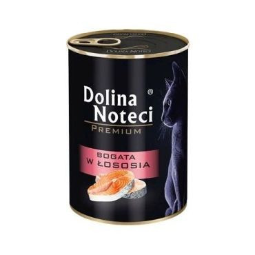 DOLINA NOTECI PREMIUM BOGATA W ŁOSOSIA puszka dla kota