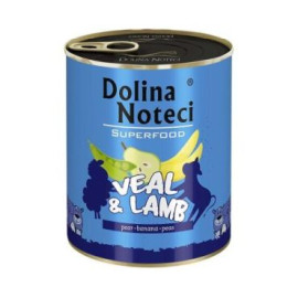 DOLINA NOTECI SUPERFOOD CIELĘCINA I JAGNIĘCINA puszka dla psa