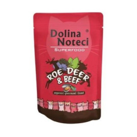 DOLINA NOTECI SUPERFOOD SARNA I WOŁOWINA saszetka dla kota