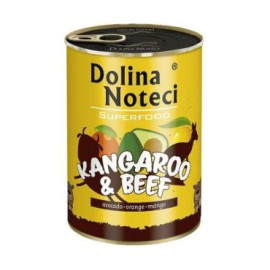 DOLINA NOTECI SUPERFOOD KANGUR I WOŁOWINA puszka dla psa