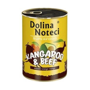 DOLINA NOTECI SUPERFOOD KANGUR I WOŁOWINA puszka dla psa