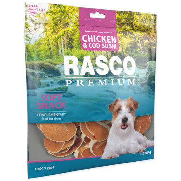 RASCO PREMIUM SOFT CHICKEN / COD SUSHI przysmaki dla psa