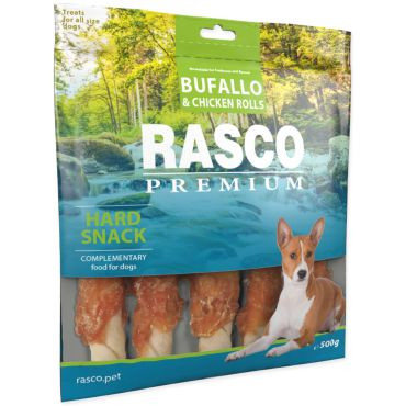 RASCO PREMIUM HARD SNACK BUFFALO / CHICKEN ROLLS przysmaki dla psa