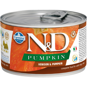 FARMINA ND PUMPKIN MINI MOKRA KARMA DLA PSA z dziczyzną i dynią