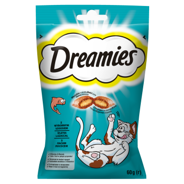 DREAMIES Z ŁOSOSIEM PRZYSMAK DLA KOTA DREAMIES Z ŁOSOSIEM PRZYSMAK DLA KOTA