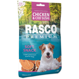 RASCO PREMIUM SOFT SNACK CHICKEN and COD SUSHI przysmaki dla psa