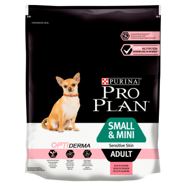 PRO PLAN ADULT SMALL / MINI SENSITIVE SKIN z łososiem