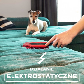 VILEDA PET PRO SZCZOTKA ELEKTROSTATYCZNA DO ZBIERANIA SIERŚCI ZWIERZĄT