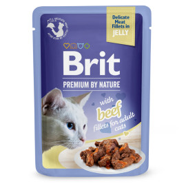 BRIT PREMIUM CAT KARMA DLA KOTA - z wołowiną w galaretce