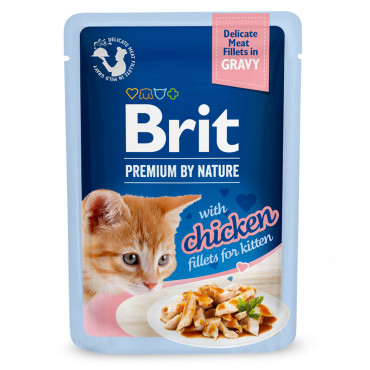 BRIT PREMIUM CAT KARMA DLA KOCIĄT - z filetami kurczaka