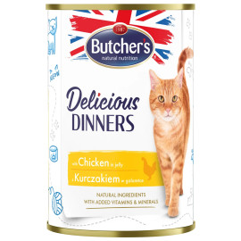 BUTCHERS DELICIOUS DINNERS KARMA DLA KOTA z kurczakiem w galaretce