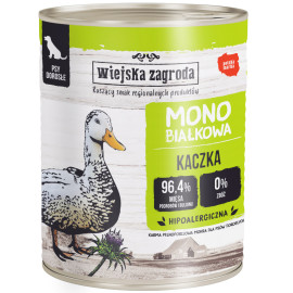 WIEJSKA ZAGRODA KARMA DLA PSA monobiałkowa kaczka