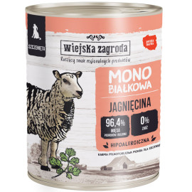 WIEJSKA ZAGRODA KARMA DLA SZCZENIAKA monobiałkowa jagnięcina