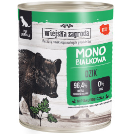 WIEJSKA ZAGRODA KARMA DLA PSA monobiałkowa dzik
