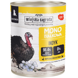 WIEJSKA ZAGRODA KARMA DLA SZCZENIAKA monobiałkowa indyk