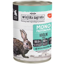WIEJSKA ZAGRODA KARMA DLA KOCIĄT monobiałkowa królik dostępne do wyczerpania zapasów
