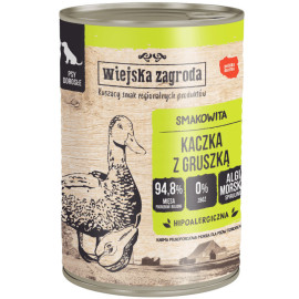 WIEJSKA ZAGRODA KARMA DLA PSA kaczka z gruszką