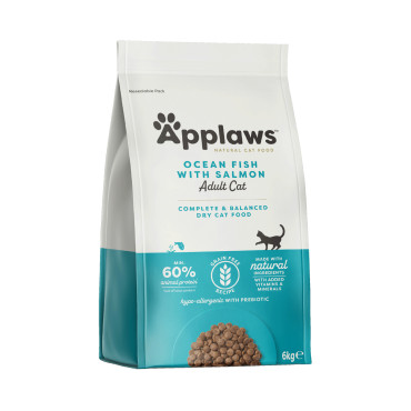APPLAWS DRY CAT RYBY OCEANICZNE I ŁOSOŚ KARMA DLA KOTÓW