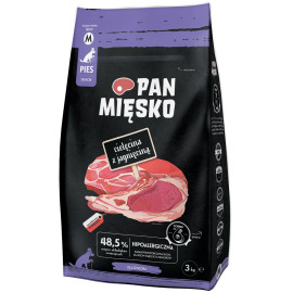 PAN MIĘSKO SENIOR SUCHA KARMA DLA PSA M cielęcina z jagnięciną