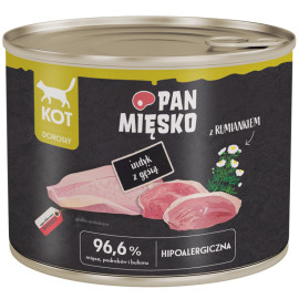 PAN MIĘSKO MOKRA KARMA DLA KOTA indyk z gęsią