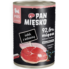 PAN MIĘSKO MOKRA KARMA DLA SZCZENIĄT indyk z wołowiną