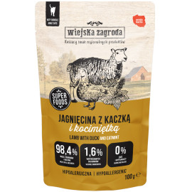 WIEJSKA ZAGRODA KARMA DLA KOTA jagnięcina z kaczką i kocimiętką