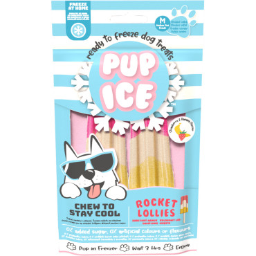 Pup Ice chłodzący przysmak o smaku lodów truskawkowo-bananowych dla psa