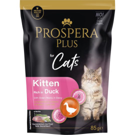Prospera Plus Kitten mokra karma dla kociąt - Kaczka i Zielona fasolka