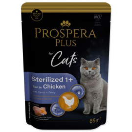 Prospera Plus Sterilized mokra karma dla kota - Kurczak i Marchewka