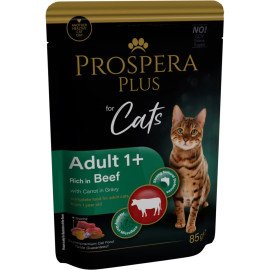 Prospera Plus Adult mokra karma dla kota - wołowina i marchewka