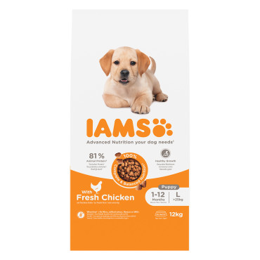 IAMS FOR VITALITY PUPPY LARGE KARMA DLA SZCZENIĄT