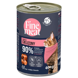 FINE MEAT MOKRA KARMA DLA KOTA danie z cielęciny