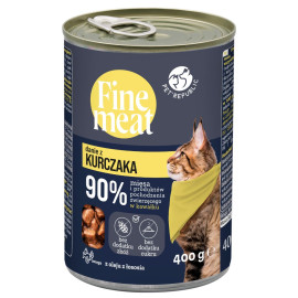 FINE MEAT MOKRA KARMA DLA KOTA danie z kurczakiem