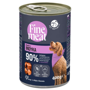FINE MEAT MOKRA KARMA DLA PSA danie z indyka