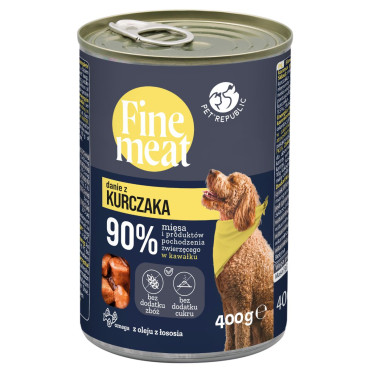 FINE MEAT MOKRA KARMA DLA PSA danie z kurczaka
