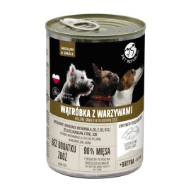 PET REPUBLIC MOKRA KARMA DLA PSA z wątróbką i warzywami