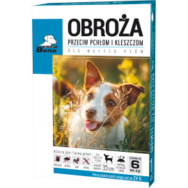 SUPER BENO OBROŻA PRZECIW PCHŁOM I KLESZCZOM DLA PSÓW RAS MAŁYCH